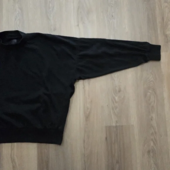 Nike ESC Every Stitch Considered Blk Unisex Mock Neck Oversized Sweatshirt L - Picture 6 of 10